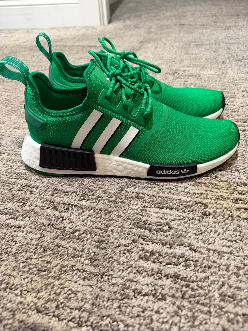 adidas Mens Green NMD Style Athletic Sneakers